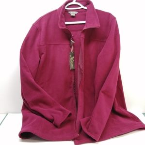 Natural Reflections polar fleece ladies plus jacket NWT